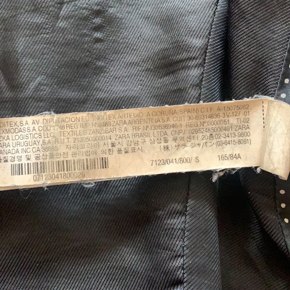 Zara Lamb Leather Biker Jacket - Picture 9 of 16